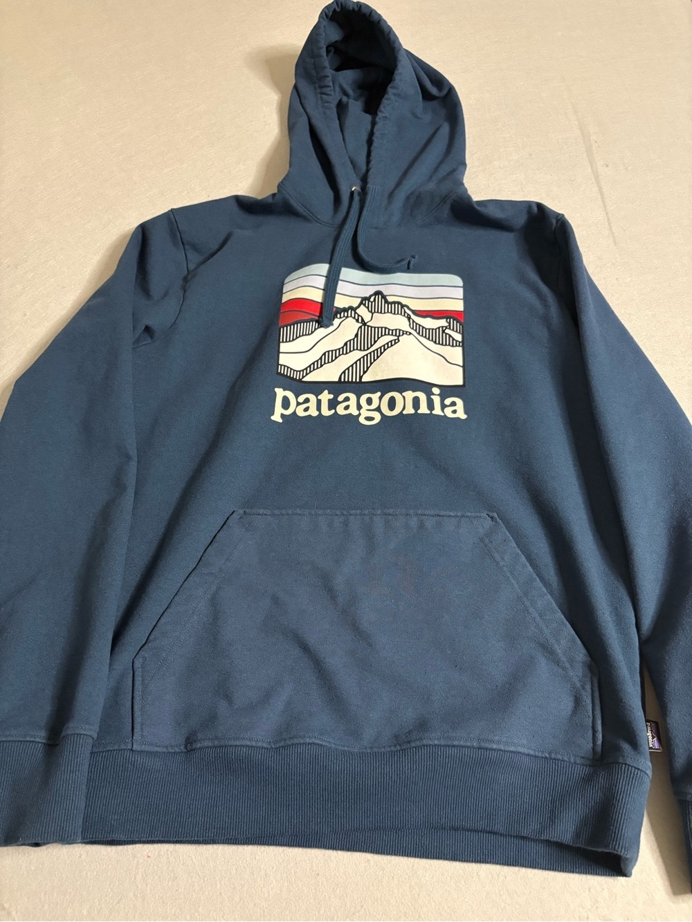 Patagonia Line Logo Ridge
Uprisal Hoody Navy Logo Hoodie Outdoor Hiking Sz M